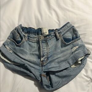 One Teaspoon Blue Jean Shorts